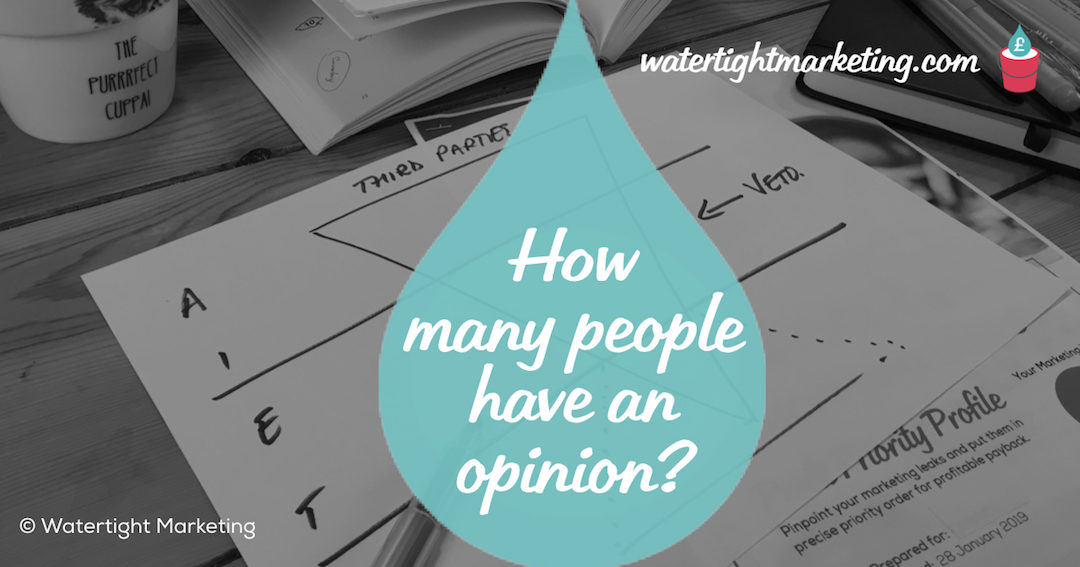 How many people have an opinion?