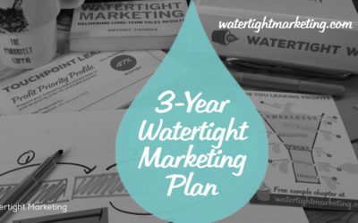 How to use Watertight Marketing to build a 3-year plan