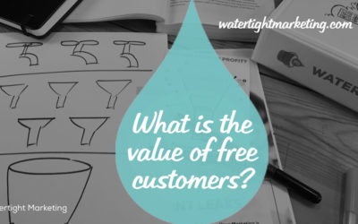 What is the value of free customers?