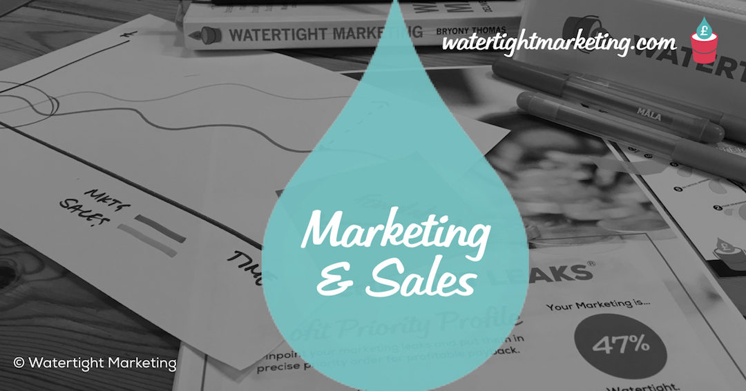 Marketing and sales – what’s the difference?