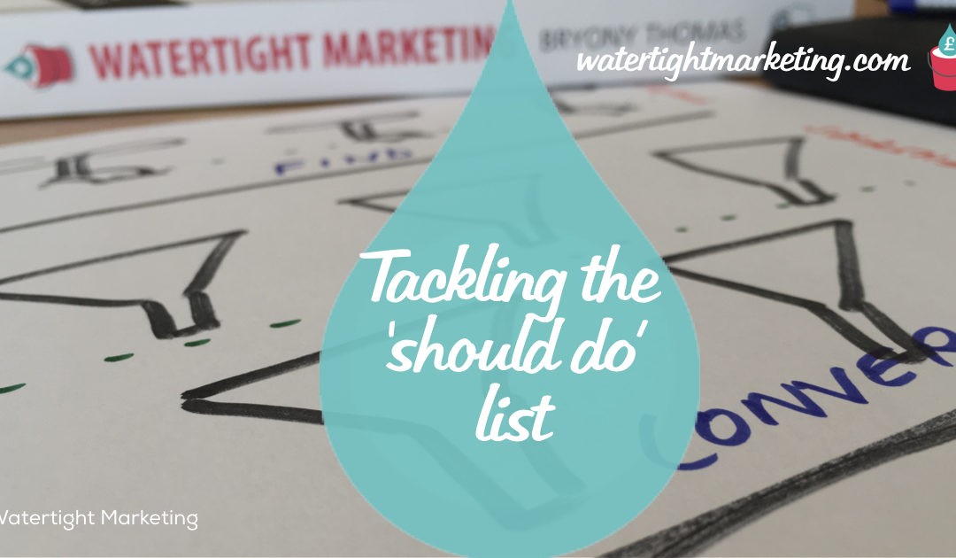 Tackling the marketing ‘should do’ list
