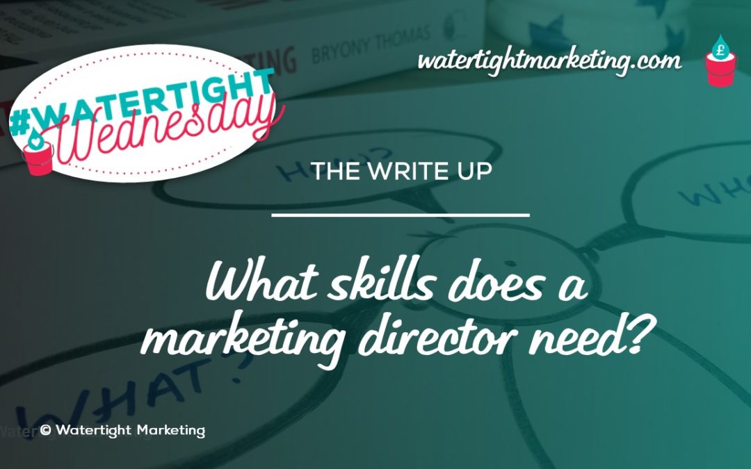 What skills does a marketing director need?