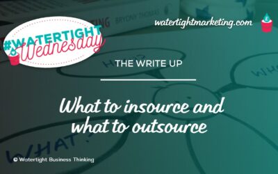What to insource and what to outsource