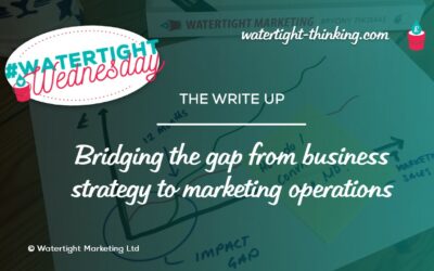 Bridging the gap from business strategy to marketing operations