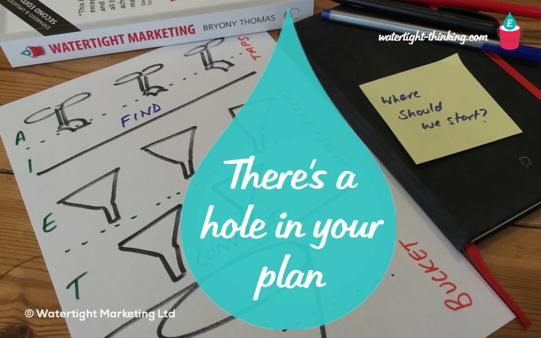 There’s a hole in your marketing plan