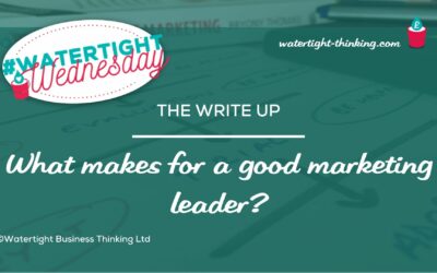 What makes for a good marketing leader