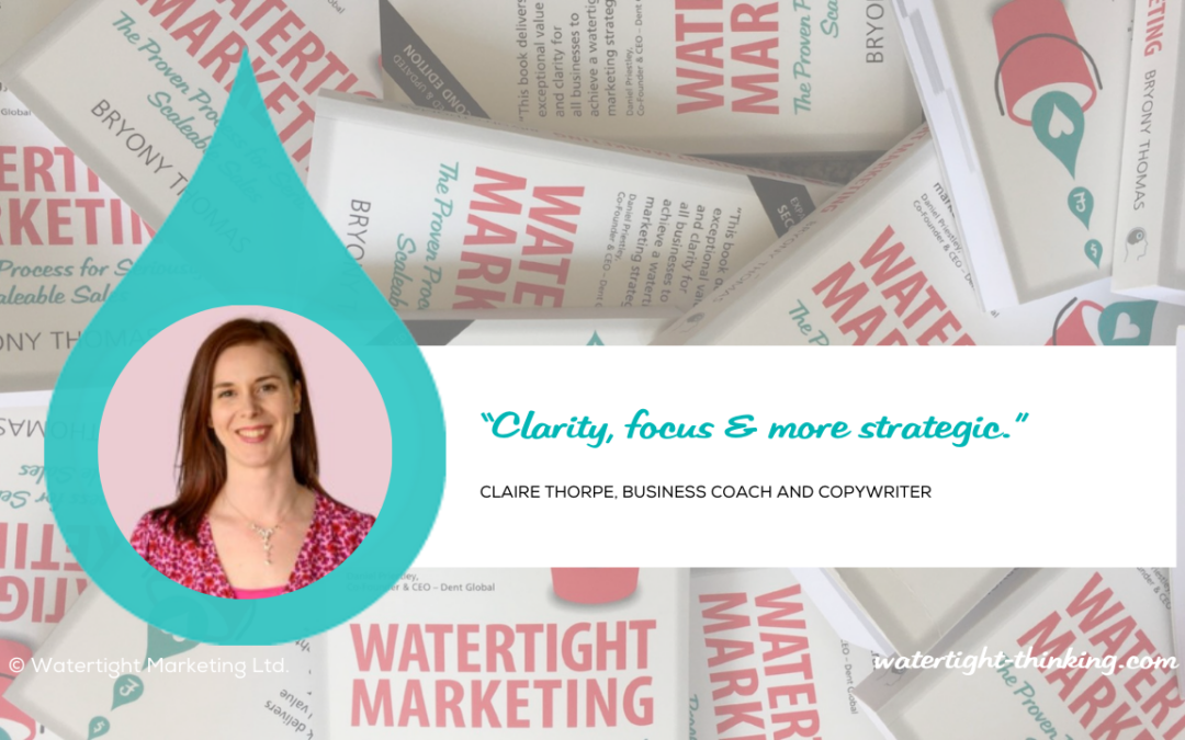 Watertight Thinkers: Interview with Claire Thorpe