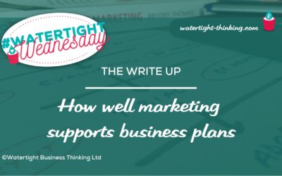 How well marketing supports business plans